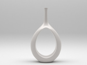 white hole vase 3D 模型