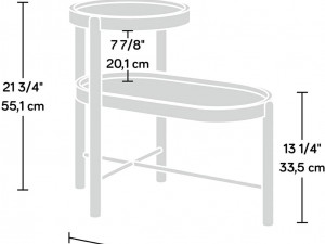 iron wood table Modello 3D