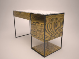desk table 3Dモデル