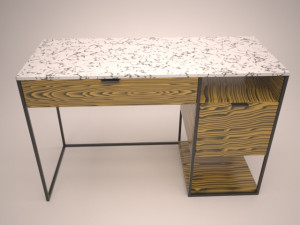 desk table 3Dモデル