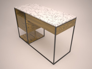 desk table 3Dモデル
