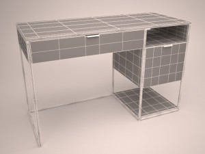desk table 3Dモデル
