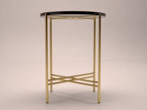 round end table 3D 模型