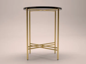 丸いエンドテーブル 3Dモデル