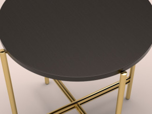 round end table 3D मॉडल
