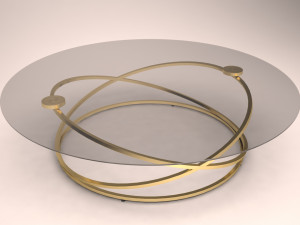 glass table 3D मॉडल