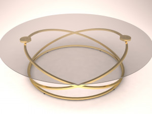glass table 3Dモデル