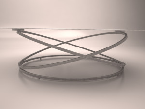 glass table 3Dモデル