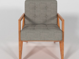 Wooden sofa 3D Model