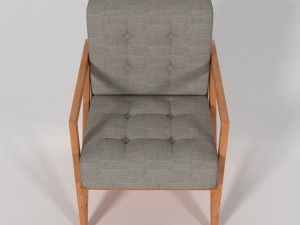 Wooden sofa 3D Model