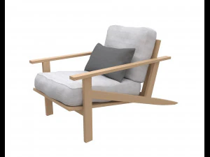 Divano con cuscino Modello 3D