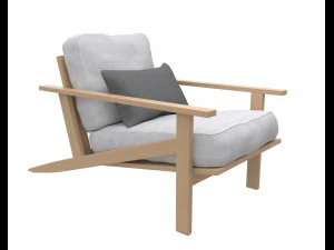 Sofa with pillow 3D Model