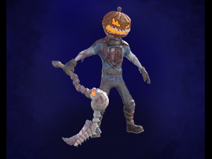 pumokinheadless warrior 3D 模型