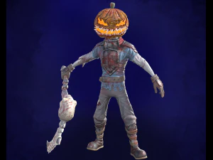 pumokinheadless warrior 3D Model