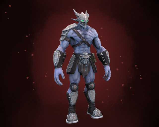 warior Modelo 3D .c4d .max .obj .3ds .fbx .stl .blend 