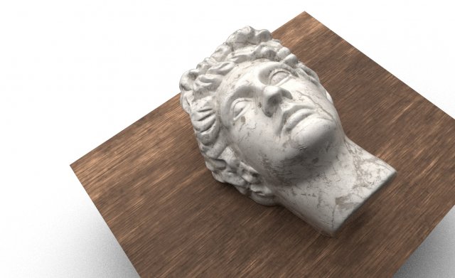 the head of david 3D 模型 .c4d .max .obj .3ds .fbx .stl .blend 