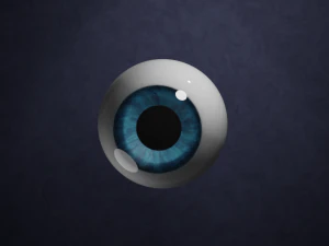 custom procedural eyes 3D Model