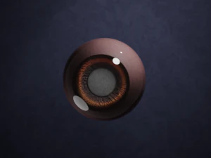 custom procedural eyes 3D Model
