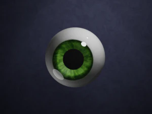 custom procedural eyes 3D Model