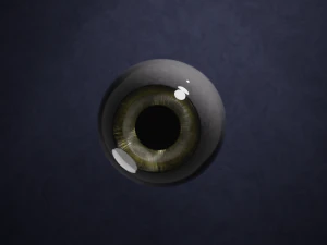 custom procedural eyes 3D Model