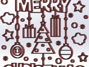 christmas tree decorations 31 designs 3D Print Model