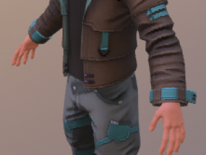 detective karan Modèle 3D