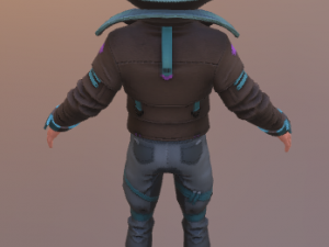 detective karan Modèle 3D
