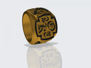 men signet ring 3D प्रिंट मॉडल