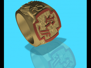 men signet ring 3D Print Model
