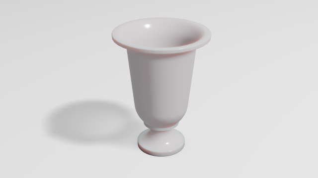 Garden vase 3D Model .c4d .max .obj .3ds .fbx .stl .blend 