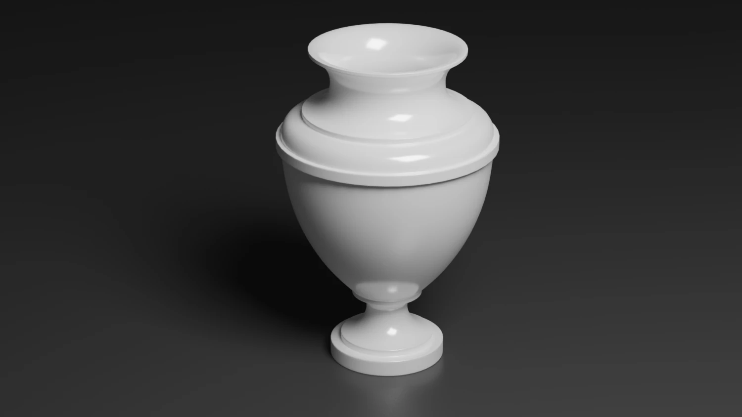 Garden vase 3D Model .c4d .max .obj .3ds .fbx .stl .blend 