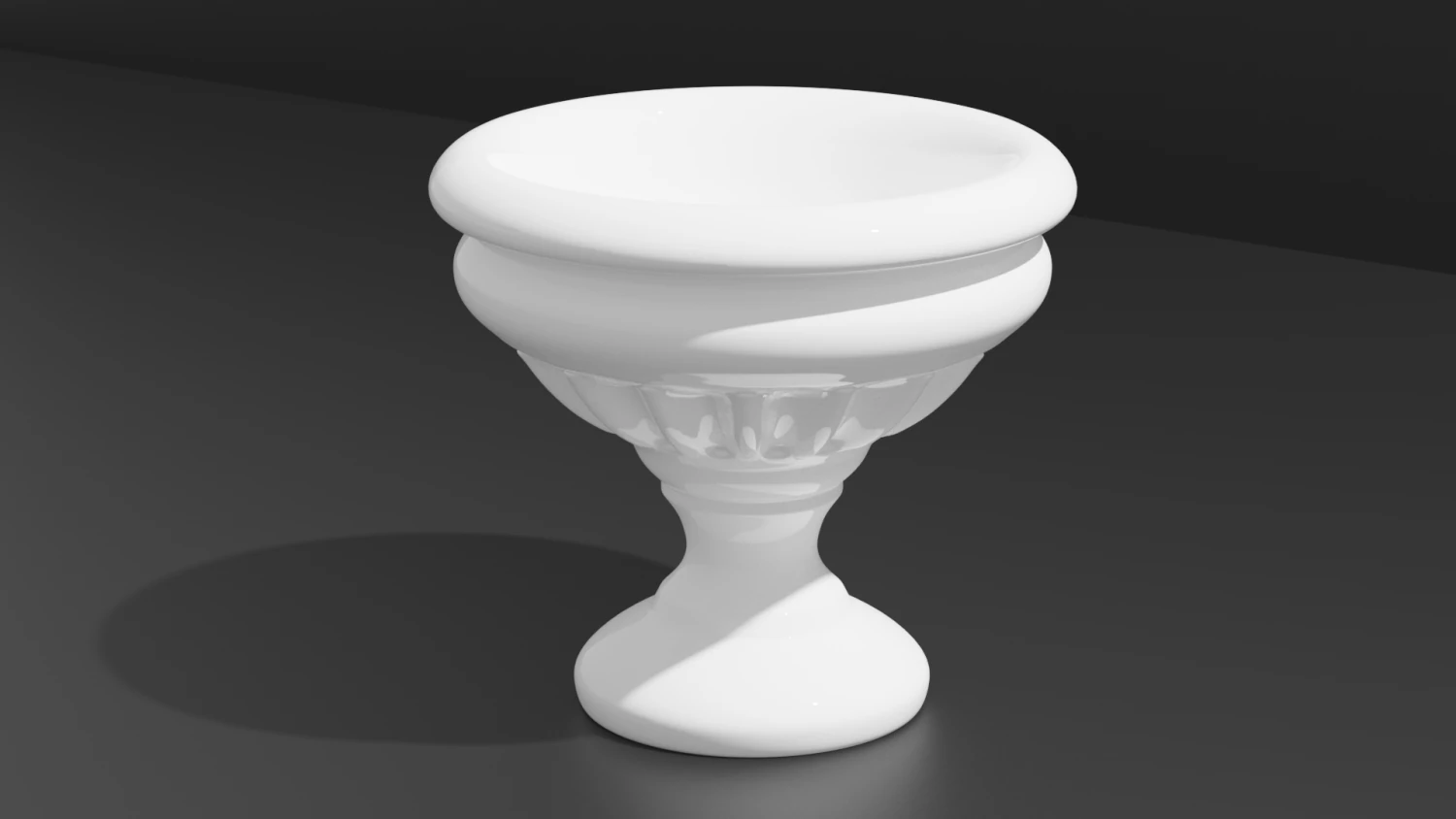 Garden vase 3D Model .c4d .max .obj .3ds .fbx .stl .blend 