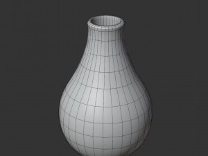 glass vase 3D 模型