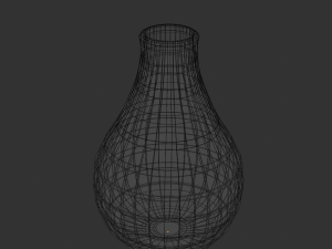 glass vase 3D 模型