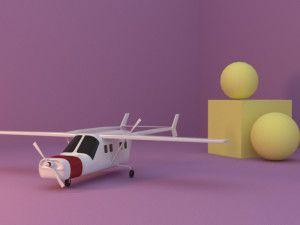cessna super skymaster 3D Модель
