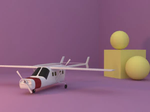 cessna super skymaster 3D Model