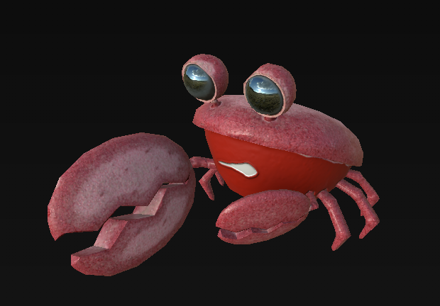 crab Model 3D .c4d .max .obj .3ds .fbx .stl .blend 
