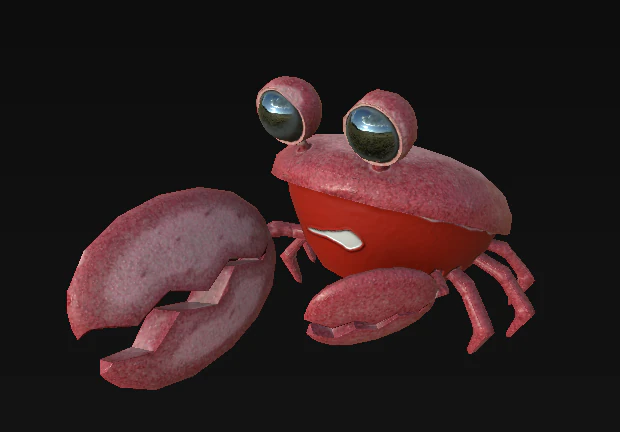 crab 3D Model .c4d .max .obj .3ds .fbx .stl .blend