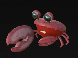 kepiting Model 3D