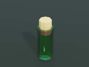 medieval merchant textured low-poly game ready assets pack 3D Model