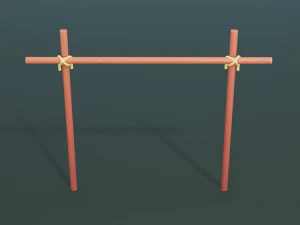 medieval merchant textured low-poly game ready assets pack 3D Model