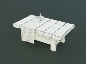 medieval merchant textured low-poly game ready assets pack 3D Model