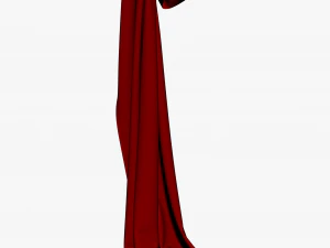detail fancy curtain 3D Model