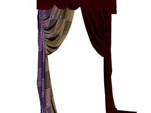 detail fancy curtain 3Dモデル