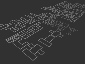 3D Garden Kitbash 3D Model