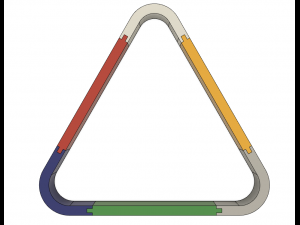 BILLIARD TRIANGLE 3D Print Model