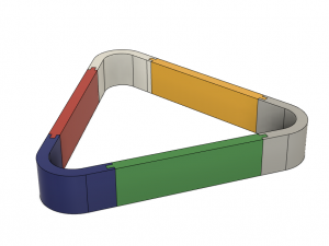 BILLIARD TRIANGLE 3D Print Model