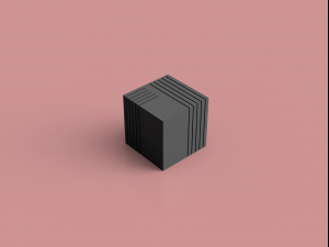 CONCRETE CUBE Model Cetak 3D
