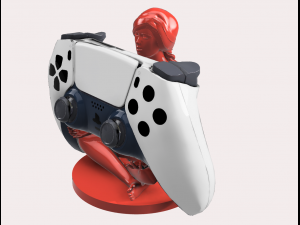GIRL CONTROLLER HOLDER STAND PS5 3D Print Model