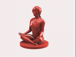 GIRL CONTROLLER HOLDER STAND PS5 3D Print Model